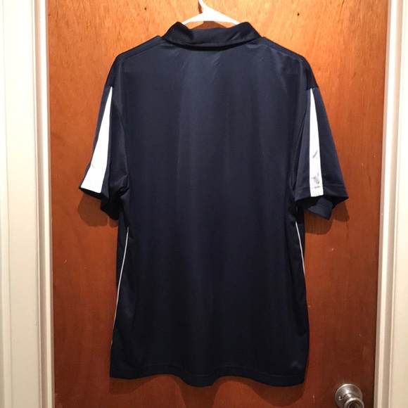 Nike Navy & White Polo Golf Athletic Shirt Size XL - Picture 3 of 8